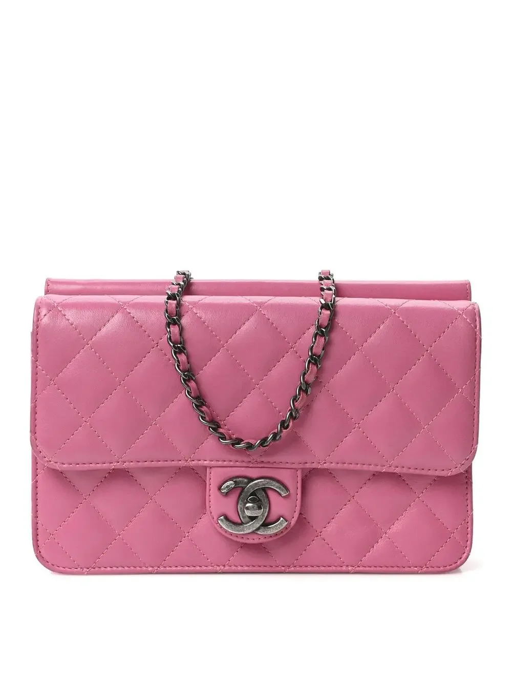 Chanel Lambskin Quilted Medium Crossing #328901C25B